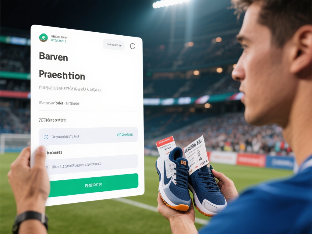 在日常生活中，体育爱好者们通过在线平台购买装备、门